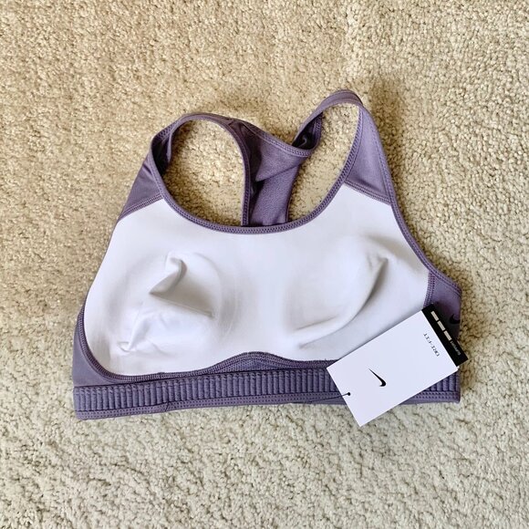 NWT Nike Dri-Fit Bra & Leggings 2 Piece Set, Small, Purple/Blue Color - Picture 5 of 16